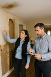 Licensed public adjuster helping NJ homeowner review an insurance claim