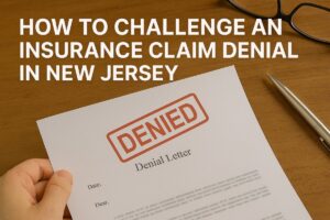 denied insurance claim letter
