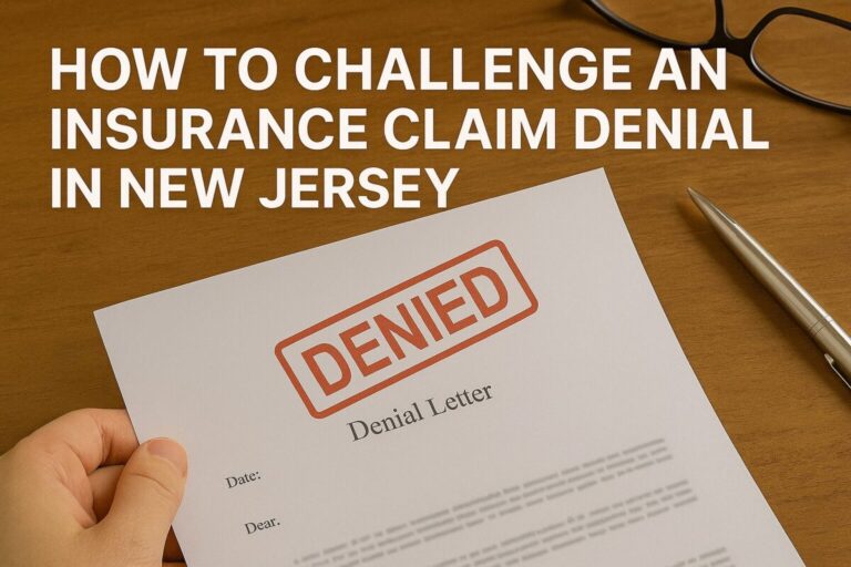 denied insurance claim letter