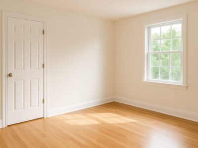 empty room fresh paint