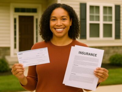 woman-holding-insurance-claim-check